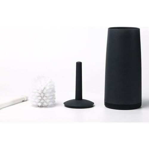 Toilet brush set soft hair long handle toilet brush no dead angle European style fashion toilet brush