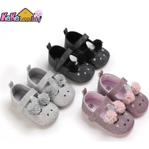 Newborn Infant Baby Crib Shoes Girl Princess Lovely Bowknot PU Soft Sole Anti-slip Breathable First Walker Toddler Moccasin
