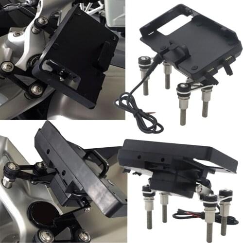 Motorcycle Phone Navigation Bracket Plate Phone Stand Holder For BMW F750GS F850GS R1200RS R1200R