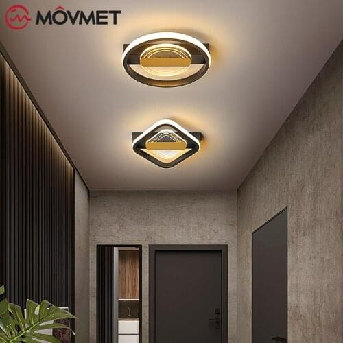 Nordic Led Ceiling Lights For Living room Hallway Kitchen Bedroom decor Round Square Bar Corridor Lamp Indoor plafondlamp