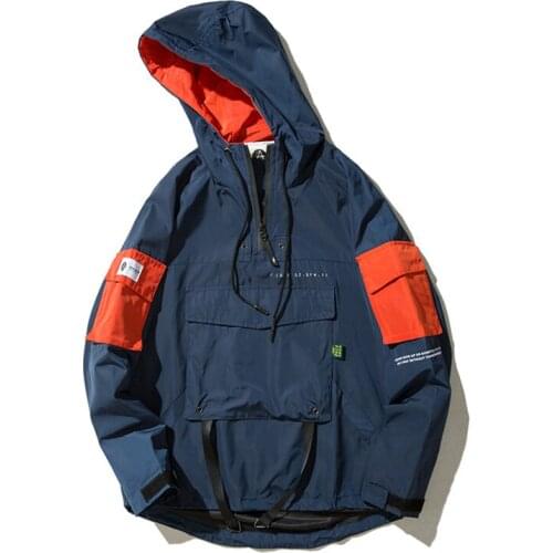 April MOMO 2021 Front Pocket Pullover Hoodies Streetwear Men Autumn Hoodie Male Hip Hop Casual Windbreaker Track Sweatshirts