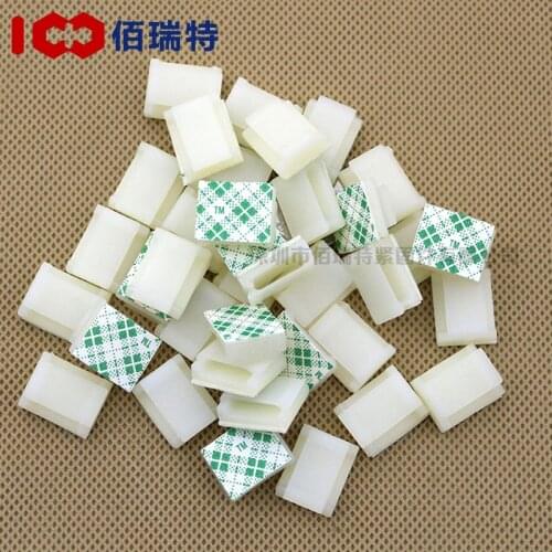 Self-adhesive wire fixing base fixing clamp, cable clamp, cable clamp, chassis cable management clamp FC-1 FC-2 100PCS