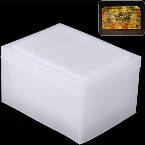 1pc 10*13*6 cm Tissues Case Mold Crystal Epoxy Mould Daily Necessities Tissues Case Silicone Making