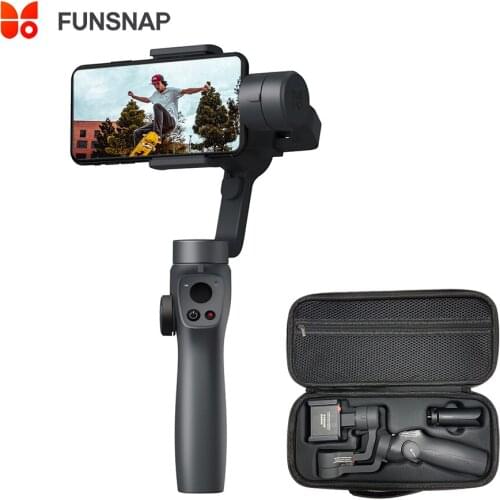 Funsnap Capture2S 3-Axis Handheld Gimbal Stabilizer Focus Pull & Zoom for Smartphone Camera Video Record Bluetooth Vlog Live