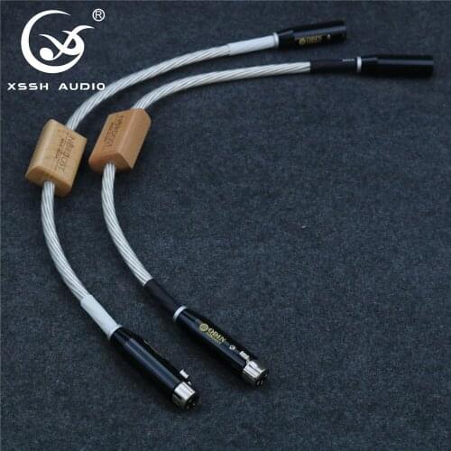 YIVO XSSH HiFi Hi-end 8 core 7N copper OFC shield Data Cable Male XLR to Female XLR Audio Extend Cord Wire