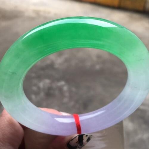 Koraba Certified (Grade A)100% Natural Jadeite JADE Bracelet Women Bangle