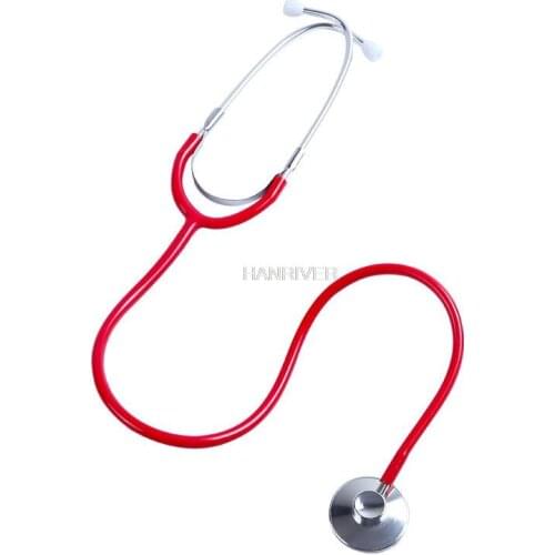 1PC Stethoscope Aid Single Side EMT Clinical Stethoscope Portable Medical Auscultation Stethoscope Equipment Medical Tool