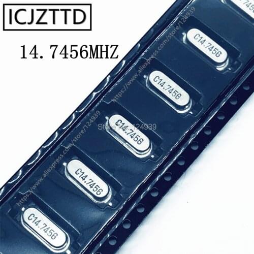 10pcs 14.7456MHZ 14.7456M 14.7456 15.000MHZ 15.000M 15MHZ 15M 15.000 15.360MHZ 15.360M 15.360 49SMD 2P 11.40mmx4.80mm 20PF