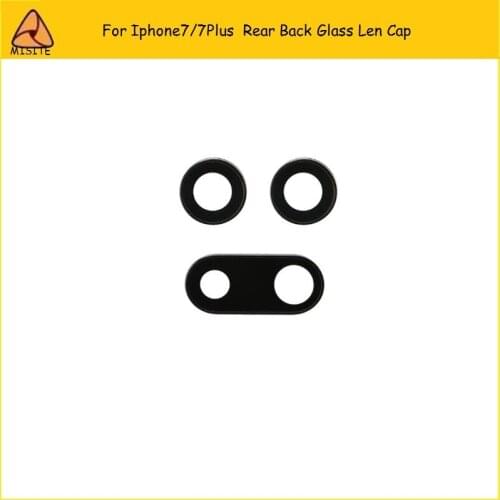 100PCS/LOT NEW High Quality Rear Back Camera Glass Lens Cap Seal Bracket Ring Holder For iPhone 7 4.7" 7 Plus 5.5" Wholesale