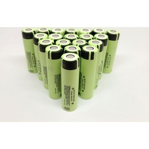 20pcs/lot New Original Battery For Panasonic 18650 NCR18650B Rechargeable 3.7V 3400mAh Lithium Batteries Cell For laptop