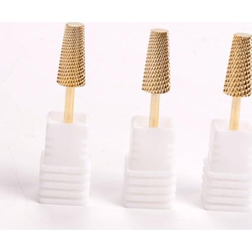 1PC Safety Tungsten steel 5 in 1 Left Right Hand Carbide Nail Drill Bits Nails Electric Drill Manicure DENTAL LAB Burs Dropship