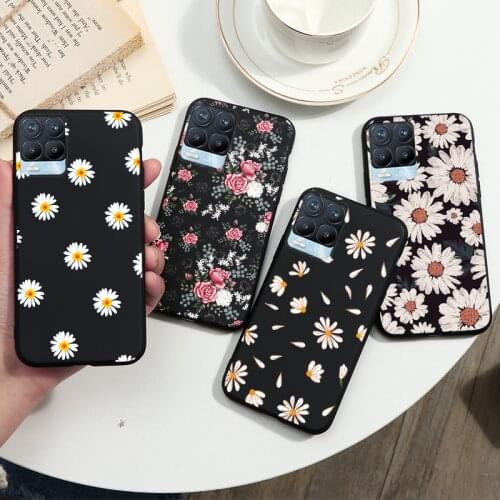 Leopard Print Case For OPPO Realme 8 Pro 4G Cover Soft Silicone Fashion Flame Coque For OPPO Realme 8Pro Fundas Capa Bumper 6.4"