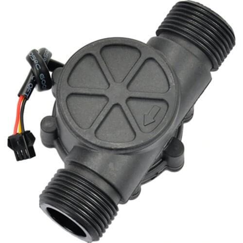 1Pcs Water Flow Sensor DN25 DC3.5-24V 1 Inch 2-100L/Min Hall Flowmeter Heat Pump Water Heater Flow Meter Switch Counter