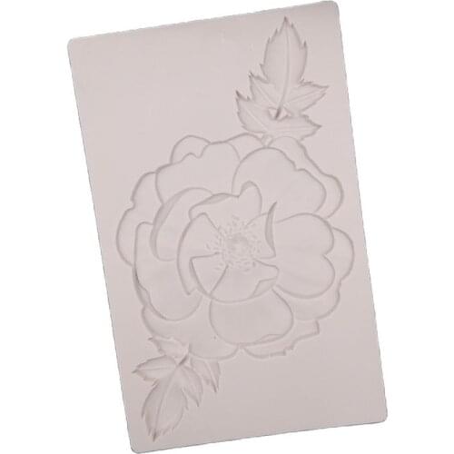 Peony Flower Shape Cake Mould Silicone Fondant Dessert Moon Chocolate Mold Handmade Soap Making m178