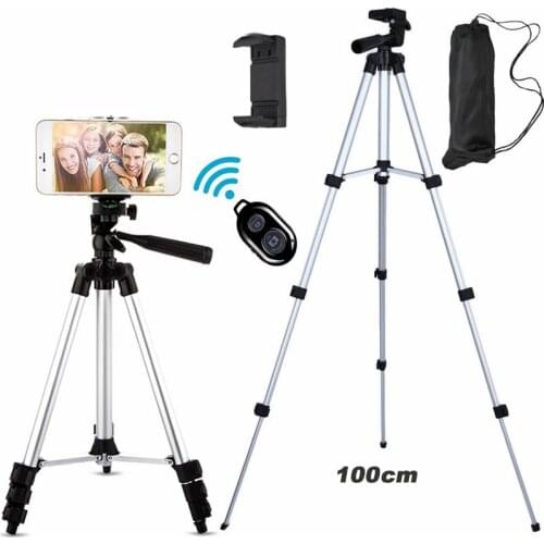 Lightweight Camera Tripod Phone Stand Holder Portable Desktop Mobile Phone Tripode For iPhone Canon Sony Nikon Video Camera Para