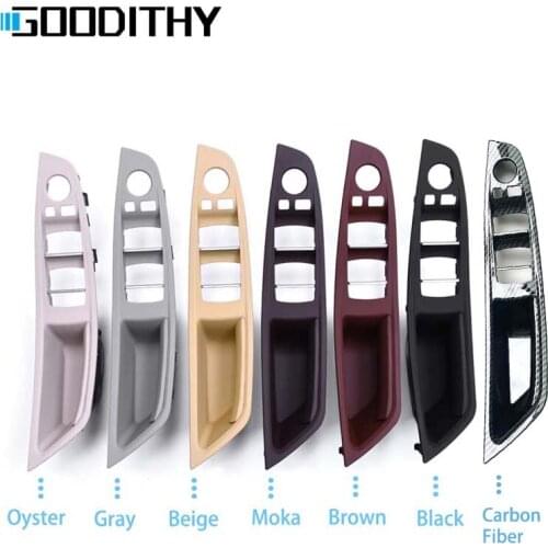 LHD Left Hand Drive Car Interior Door Handle Panel Pull Trim Cover for BMW 5 Series F10 F18 520 523 525 528 530