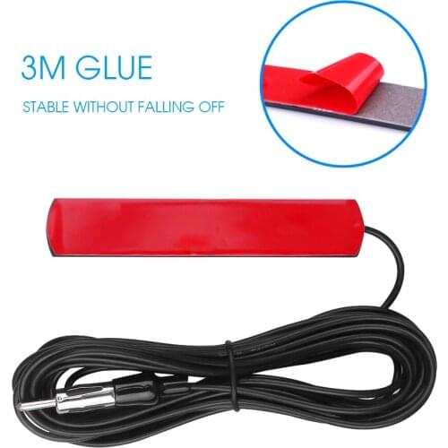 Mini 5M Signal AMP Car Antenna Stereo Radio FM Amplifier Booster Enhance Antenna Auto Accessories Marine Boat Car Vehicle