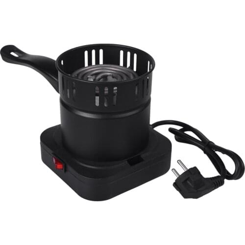 220V/50 Hz 600W Black Shisha Hookah Charcoal Burner Heater Stove Hot Plate for Chicha Narguile Tool for Shisha Hookahs Chicha Na