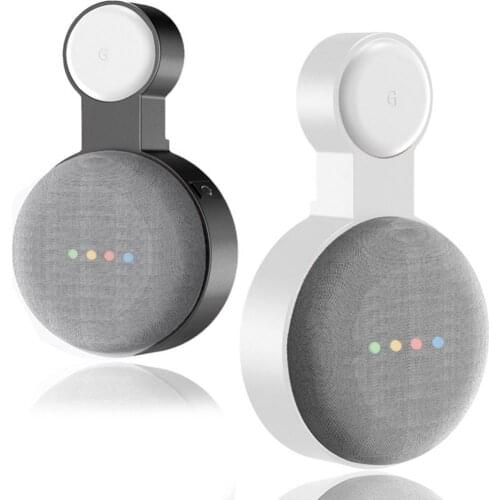 Socket Wall Mount Bracket Stand Hanger Holder for Google Home Mini Smart Speaker