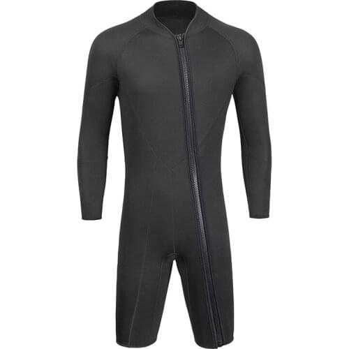 New Wetsuit Diagonal Zipper Mens Rashguard Diving Suit 3MM Bodysuit One-Piece Snorkeling Surfing Jellyfish Swimsuit123456