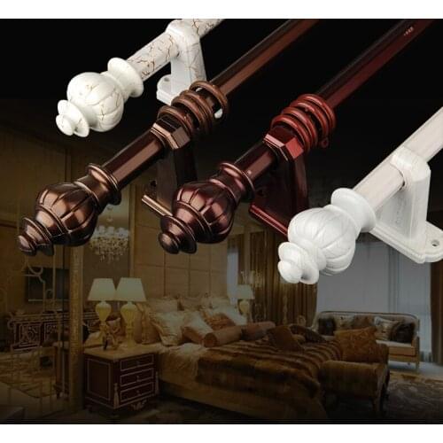 New Luxury curtains rod brackets support rideaux plexiglass Curtains holder Stick Art Hand carving curtain rods curtain bracket