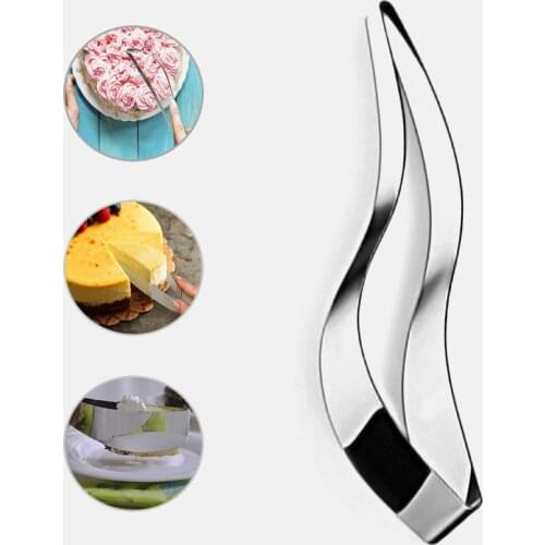 Cake Slicer Cake Cutter Stainless Steel Pie Fondant Dessert Bread Pastry Divider Tools Slicer Cutter Slice Knife Kitchen Gadget