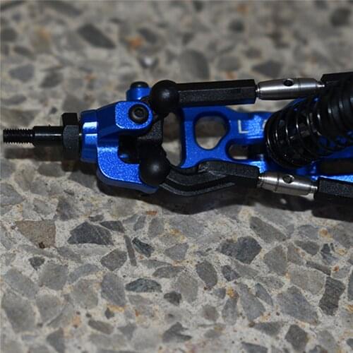 Aluminum Alloy Front Steering Cup Replacement Front Knuckle Arm for LOSI 1/18 Mini-T 2.0 2WD Stadium Truck RTR RC Car Parts