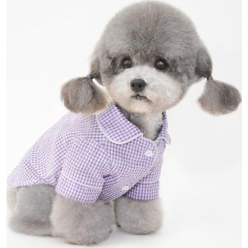 Pet Dog Pajamas Cat Puppy Shirt Chihuahua Yorkshire Clothes Pyjama Poodle Bichon Pomeranian Schnauzer Pet Clothing Outfit Coat
