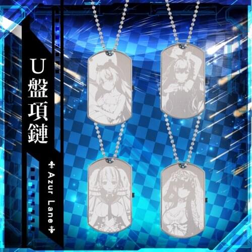 Anime Game Azur Lane Formidable IJN Azuma Portable 64G USB Flash Drive Disk Device Necklace Pendant Chain Decor Cosplay Gift