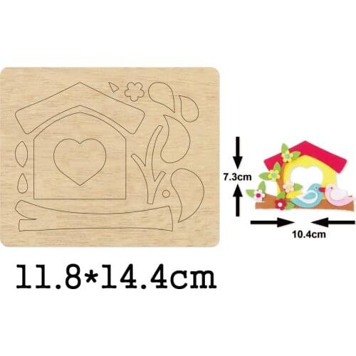 Bird and cage Wood die Mould 2020 new craft scrapbooking cutting dies compatible with most of machines
