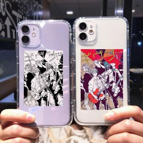 Given Music Gay Anime Clear Phone Case For iPhone 12 11 Pro MAX XR 7 X XS SE20 8Plus Shockproof Soft Silicone Cover Cartoon Bag