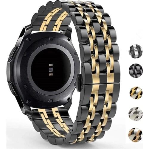 22mm 20mm Band for Samsung Galaxy Watch 4 3 Classic 42mm 46mm 41mm 45mm Stainless Steel Strap Bracelet for Galaxy Watch4 40 44mm