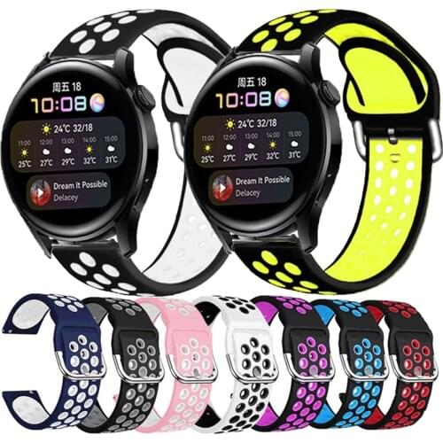 Smart Watch Watchband Strap For Garmin Vivoactive 3/Venu Silicone Wrist Band Bracelet Forerunner 245 645 for Huawei Watch 3 Pro