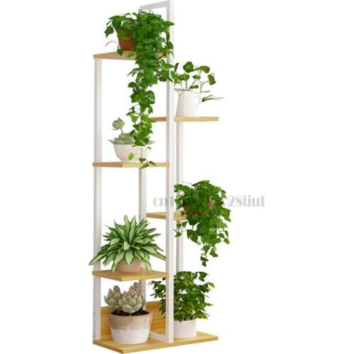 Flower Rack Floor Type Balcony Shelf Multi-layer Creative Flower Pot Shelf Living Room Multi-function Potted Flower Rack