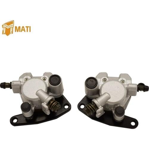 Front Brake Caliper with Pads for Suzuki Vinson 500 LTA500F Quadsport Z250 LTZ250 LTZ400Z Ozark 250 LTF250 Eiger 400 LTA400 F FC
