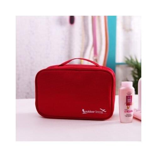 Oxford cloth hook toiletry bags fashionable travel Waterproof makeup bag storage bag receive package 23*15*7cm