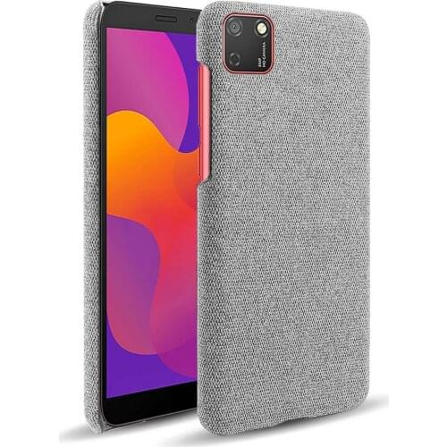 Cloth Cases For on Huawei Honor 9S 9 S Honor9S Slim Retro Cloth Hard Phone Cover For Huawei Honor 9S 5.45" DUA-LX9 Coque Funda