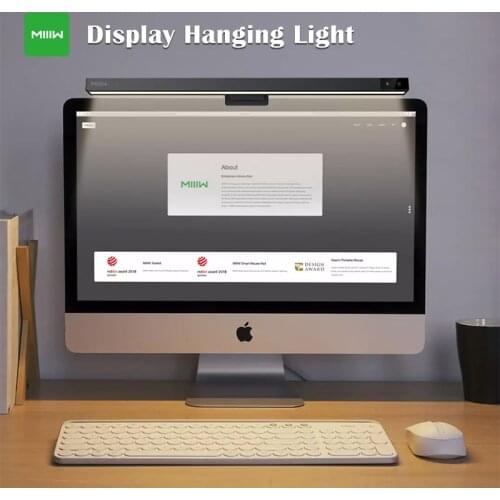 Xiaomi MIIIW Smart PC Monitor Screen Hanging Light Bar LED Desk Lamp Foldable Student Eyes Protection USB Type-C for Computer