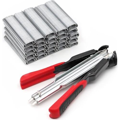 Animal Cage Installation Clamp and C Type Nails Animal Cage Clamp Chicken Pig Bird Pet Cage Accessories Installation Equipment