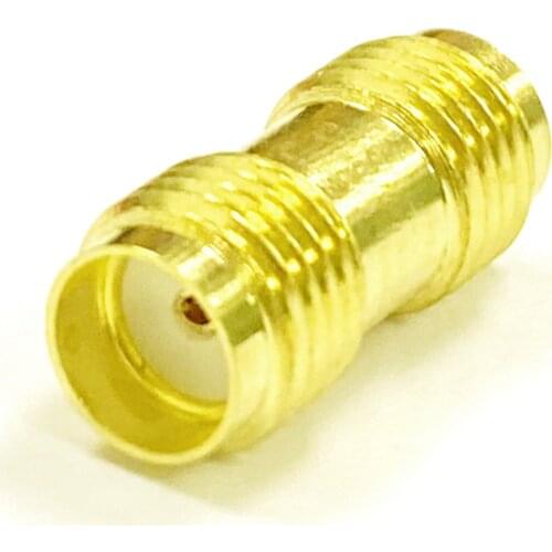 1pc SMA Female to SMA Female Jack RF Coax Adapter Modem Convertor Connector Straight goldplated NEW wholesale