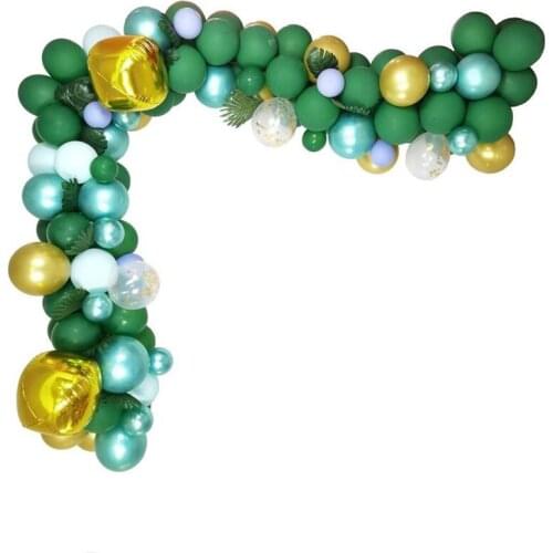 2 Set St.patricks Day Green Balloon Garland Arch Garland Wedding Birthday Baby Shower Jungle Party Decoration Wholesale X2