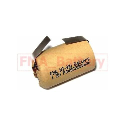 2x Ni-MH Battery 4/5SC 1.2V 2200mAh for Vacuum Cleaner Drill Screwdriver US/RU