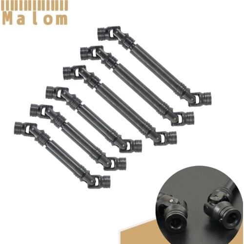 2PCS 90-115 100-140mm Hardened Steel Internal Spline Drive Shaft Universal Joint for 1/10 RC Crawler SCX10 III CAPRA Wraith TRX4