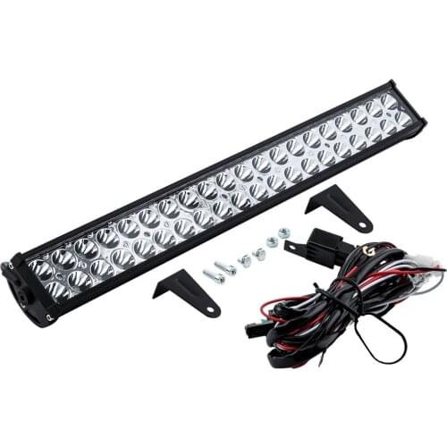 22 inch 120W LED Light Bar Flood Spot Combo for Offroad SUV Truck ATV with Wiring