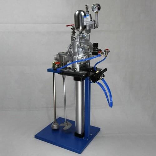 Caliber Auto Mixing Material Paint Blender Pneumatic Spray Paint Diaphragm Pump A-10 3 Points Reciprocating Mixer