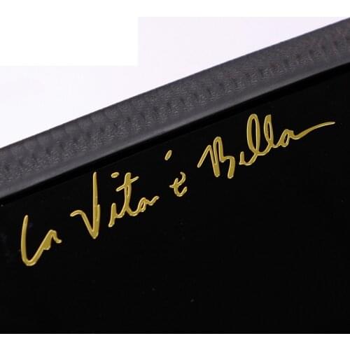 Creative Car Sticker Accessories La Vita E Bella Life Is Beautiful In Italian Vinyl PVC 12cm*2cm Motorcycle Car Styling Decal