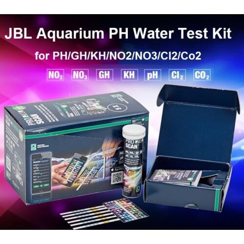 Aquarium PH Water Test Kit JBL Proscan Test Water Analysis With Evaluation Via App Water Test Kit For PH/GH/KH/NO2/NO3/Cl2/co2