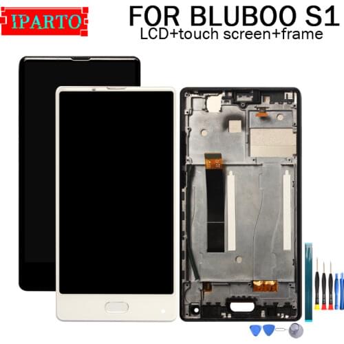 BLUBOO S1 LCD Display+Touch Screen Digitizer +Frame Assembly 100% Original LCD+Touch Digitizer for BLUBOO S1