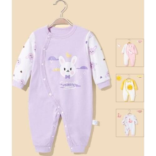 Babys Jumpsuit New Born Baby Girl Clothes Baby Boy One Piece Outfit Cartoon Rompers Infant Clothing