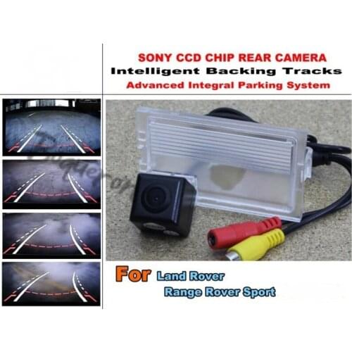 For Land Rover Range Rover Sport Smart Tracks Chip Camera / HD CCD Intelligent Dynamic Parking Car Rear View Camera